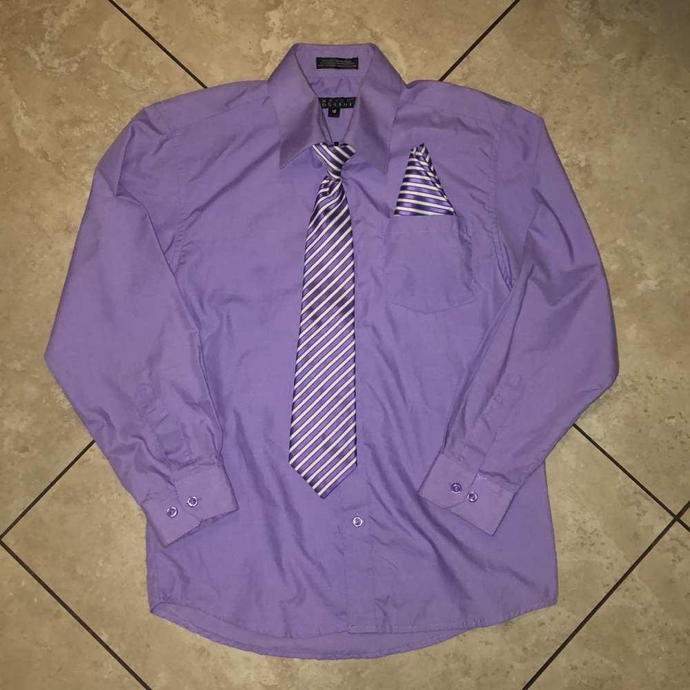 Enrich Rossini boys dress shirt set